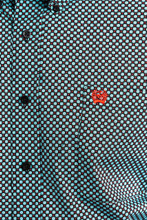 Men's Cinch L/S, Black and Blue Print