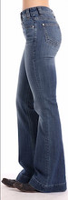 Women's Rock & Roll Jeans, High Rise Trouser, Multi Button