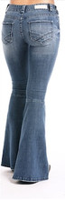 Women's Rock & Roll Jeans, Mid Rise, Ultra Flare