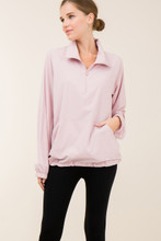 Women's Entro Pullover, 1/2 Zip, Athletic Material