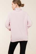 Women's Entro Pullover, 1/2 Zip, Athletic Material