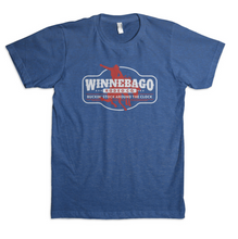 Men's Dale Brisby Tee, Winnebago Rodeo Co, Blue