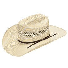 M&F Twister Straw Hat, Pre-Shaped 4" Brim