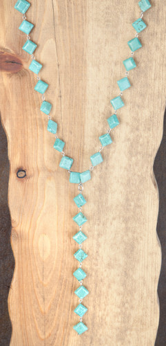 West & Co. Necklace, Turquoise Diamond Chunks
