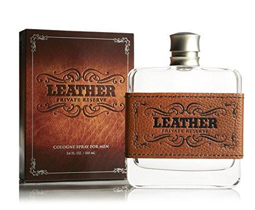 Tru Fragrance Cologne, Leather, 3.4 oz