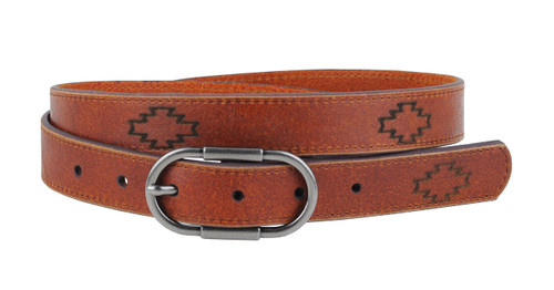 Women's Most Wanted USA Belt, Aztec Print