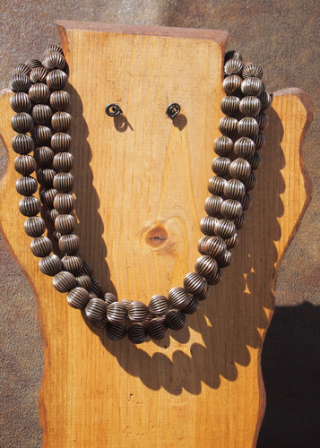 West & Co. Necklace & Earrings, Copper, 3 Chains