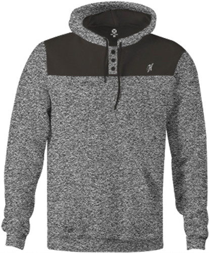 Men's Hooey Hoodie, "Jimmy" Heather Gray
