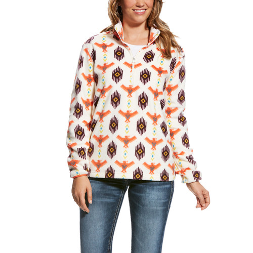 Women's Ariat Pullover. Thunderbird and Aztec Print