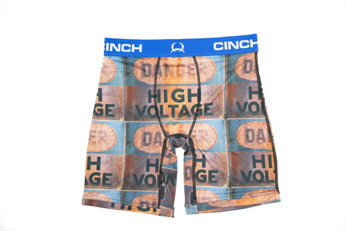 Men's Cinch Briefs, 9" High Voltage