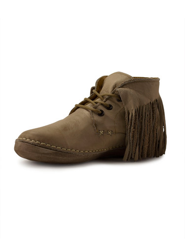 Women's Cinch Moccasins, Buckskin Fringe Chukka