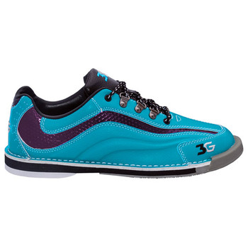 3G Women's Sport Ultra Bowling Shoes - Teal/Purple - single shoe 3G Women's Sport Ultra Bowling Shoes - Teal/Purple - single shoe