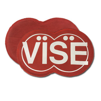 Vise Leather Oil Removing Shammy Pad - Red - for cleaning your bowling ball Vise Leather Oil Removing Shammy Pad - Red - for cleaning your bowling ball