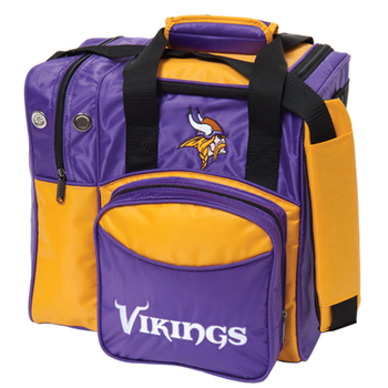 KR Strikeforce NFL Minnesota Vikings 1-Ball Bowling Bag KR Strikeforce NFL Minnesota Vikings 1-Ball Bowling Bag
