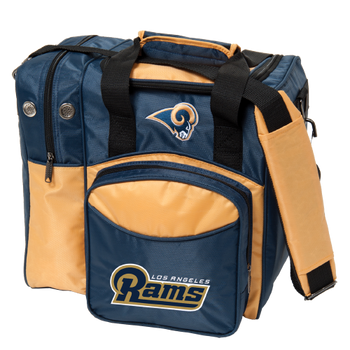 KR Strikeforce NFL Los Angeles Rams 1-Ball Bowling Bag KR Strikeforce NFL Los Angeles Rams 1-Ball Bowling Bag