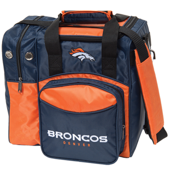 KR Strikeforce NFL Denver Broncos 1-Ball Bowling Bag KR Strikeforce NFL Denver Broncos 1-Ball Bowling Bag
