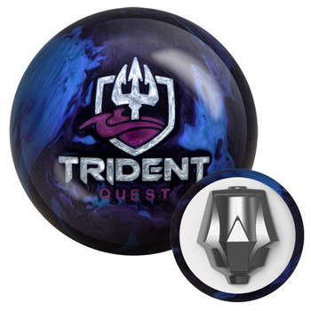 Motiv Trident Quest Bowling Ball with core design Motiv Trident Quest Bowling Ball with core design
