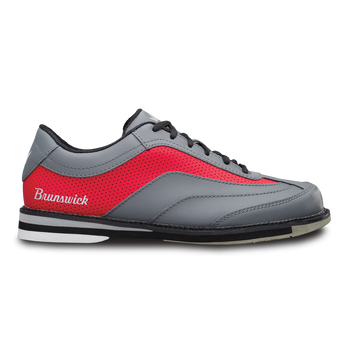 Brunswick Rampage Mens Bowling Shoes Grey/Red Right Handed Brunswick Rampage Mens Bowling Shoes Grey/Red Right Handed