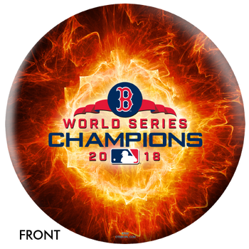 OTBB Boston Red Sox Bowling Ball 2018 World Series Bowling Ball front OTBB Boston Red Sox Bowling Ball 2018 World Series Bowling Ball front