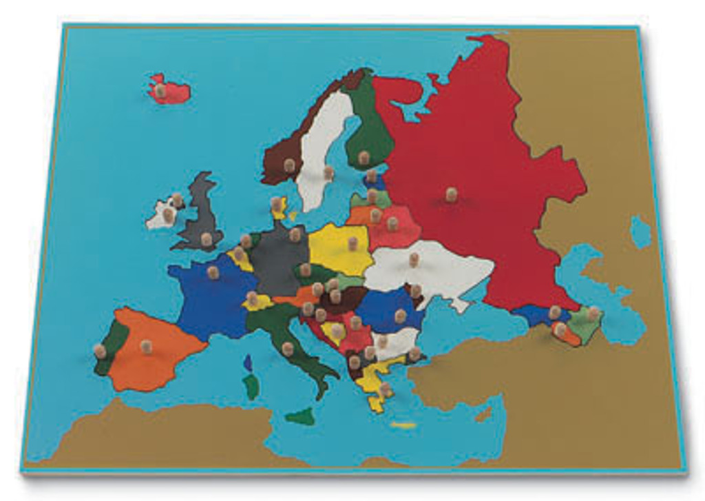Europe Puzzle Map