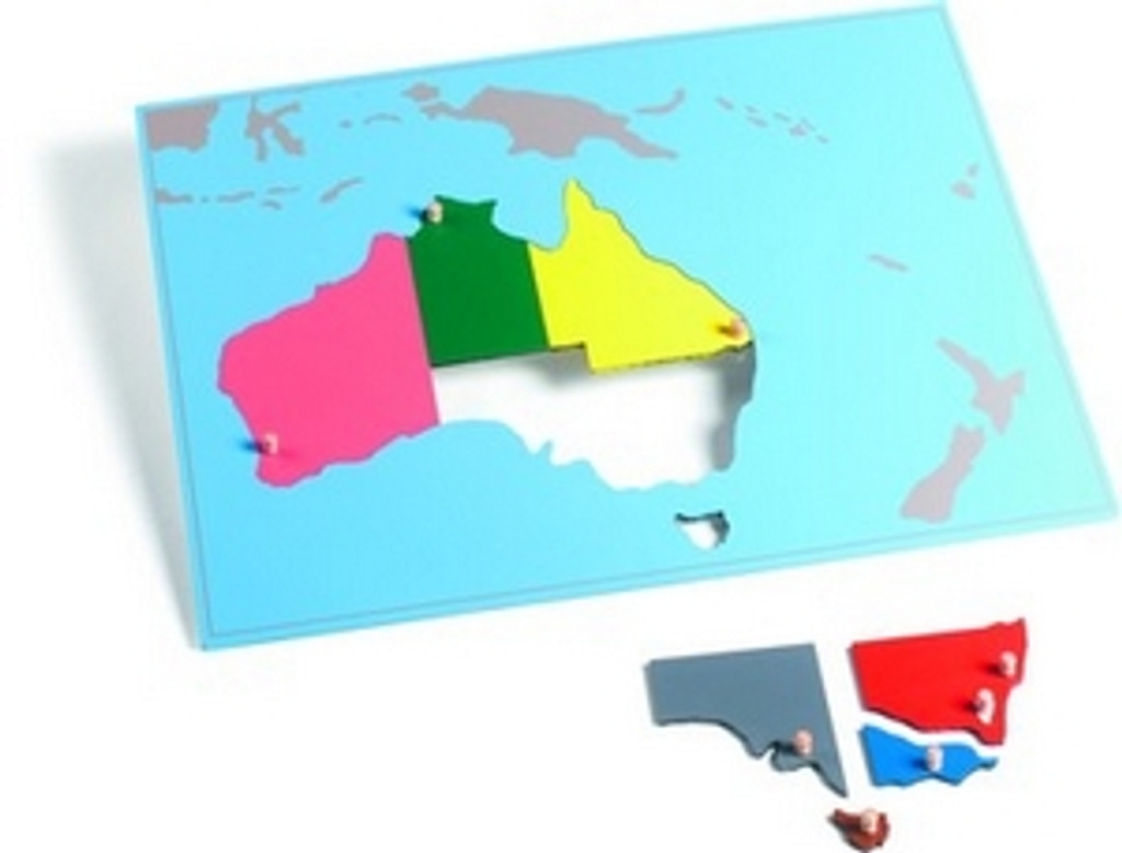 Australia puzzle map