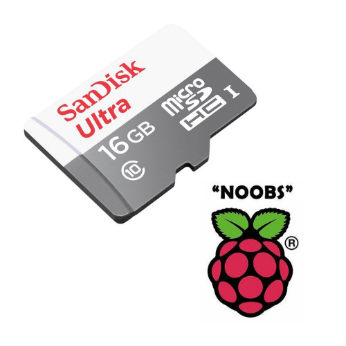 16GB Class 10 MicroSD Card with NOOBS 16GB Class 10 MicroSD Card with NOOBS