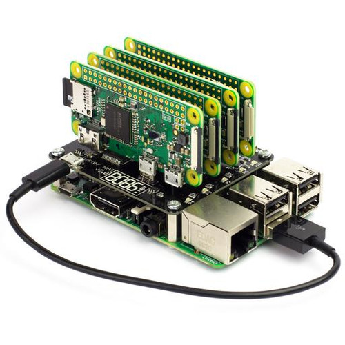 Cluster HAT Kit (includes 4 x Raspberry Pi Zero W) Cluster HAT Kit (includes 4 x Raspberry Pi Zero W)