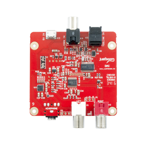 JustBoom DAC – High Resolution Digital-to-Analogue Converter JustBoom DAC – High Resolution Digital-to-Analogue Converter