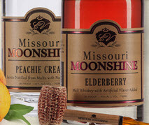 Crown Valley Distillery Products available at the Hermann Wurst Haus