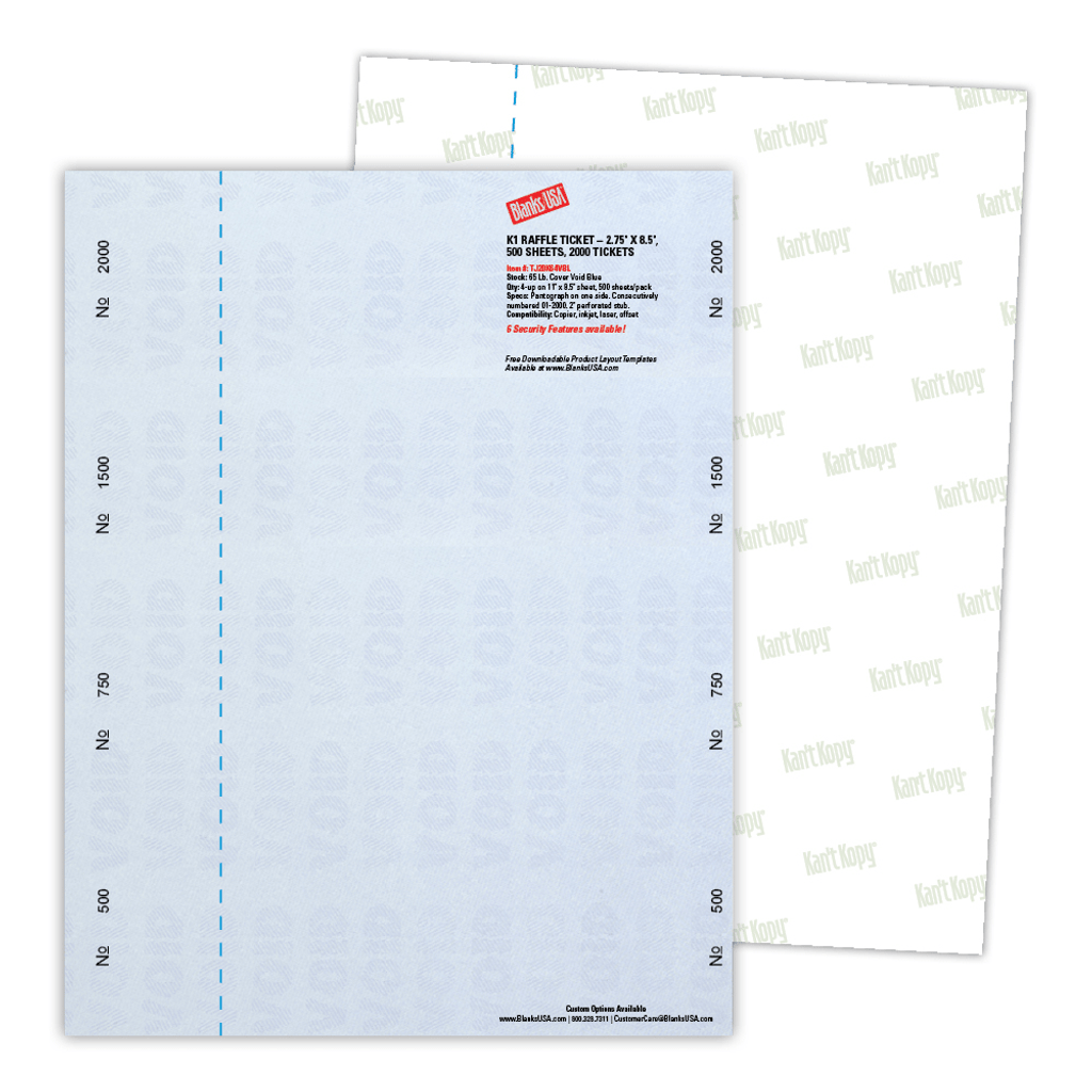 kan t kopy security prescription paper sample pack sampkk