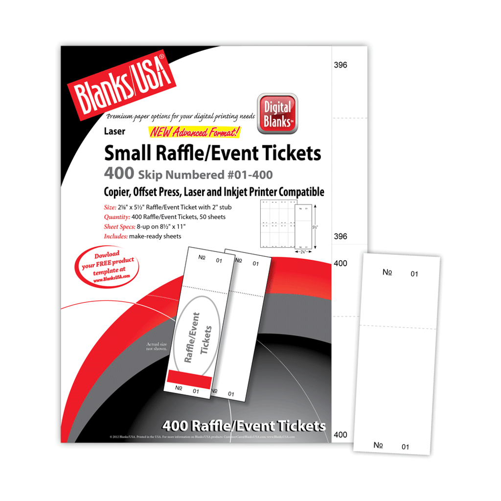 micro perforated small raffle event ticket lts8 blanks usa