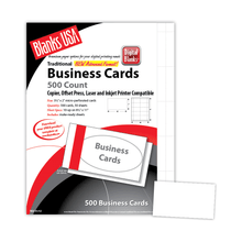 Business Cards, 10-up on 8.5" x 11"