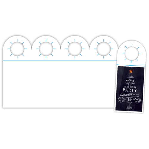 Bottle Neck Hanger sample and sheet.