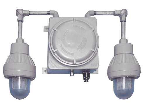 class 1 division 1 emergency light with two lamps