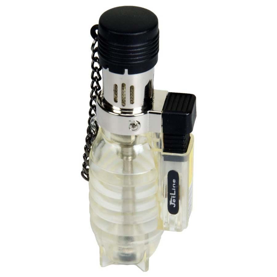 JetLine Grenade Clear Table Lighter
