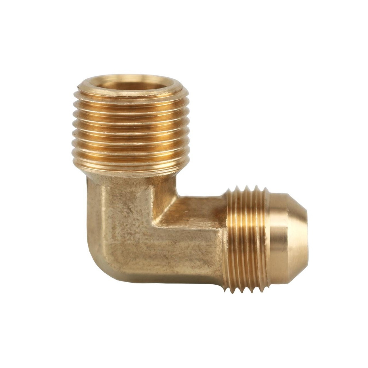 3/8" Male Flare x 3/8" Male Pipe Thread 90° Elbow propanegear