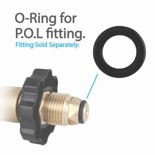 ORing for Soft Nose P.O.L. Fittings, 5 per Pack propanegear