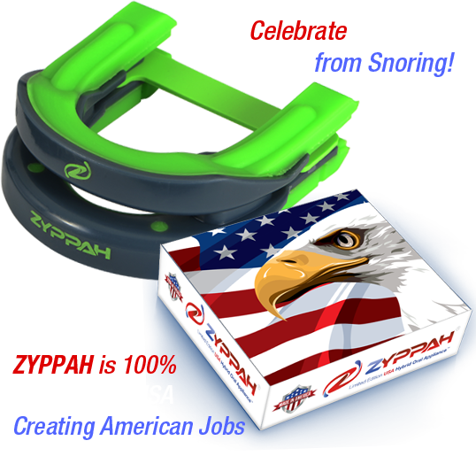 Zyppah's Revolutionary Snoring Eliminator Made in the USA