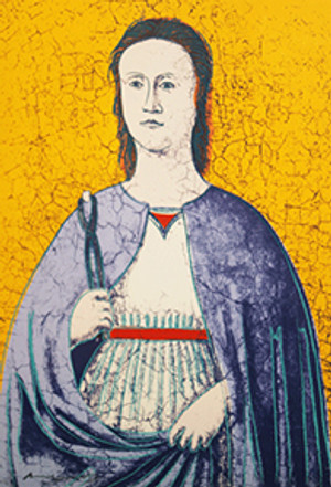 SAINT APOLLONIA BY ANDY WARHOL