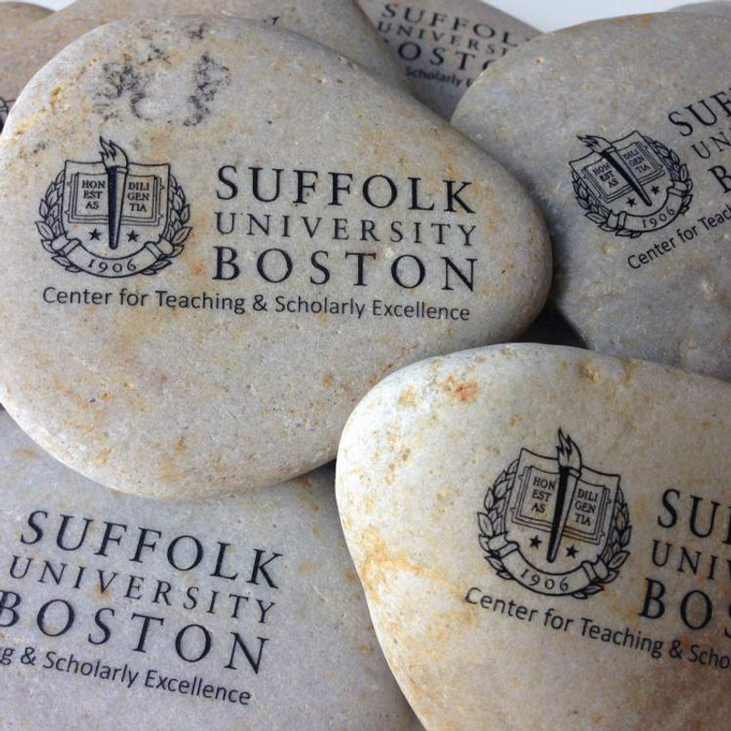 personalized and engraved 3 to 4 inch paperweight stone