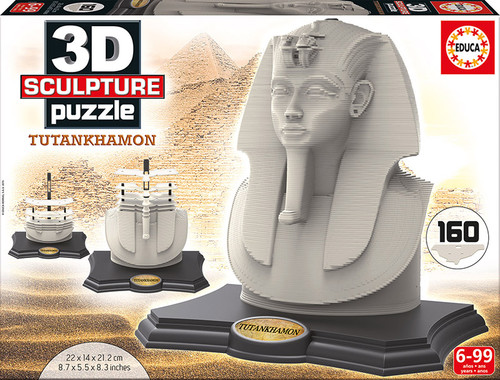 3D Tutankhamon Sculpture Puzzle, 160 Pieces, Educa 3D Tutankhamon Sculpture Puzzle, 160 Pieces, Educa