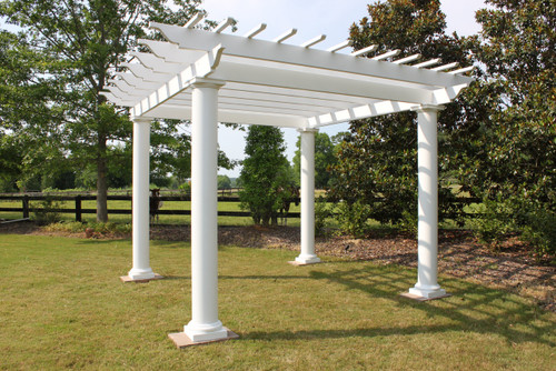 White Fiberglass Pergola Kit Free Standing Quick Free Shipping Veranda pergola kit fiberglass white free standing ... - White Fiberglass Pergola Kit Free Standing Quick Free Shipping