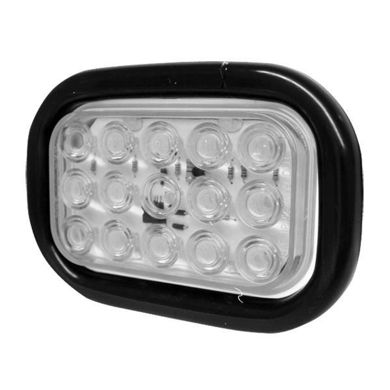 6 2 U0026quot X 4 2 U0026quot Rectangular Clear 15 Led Reverse Backup