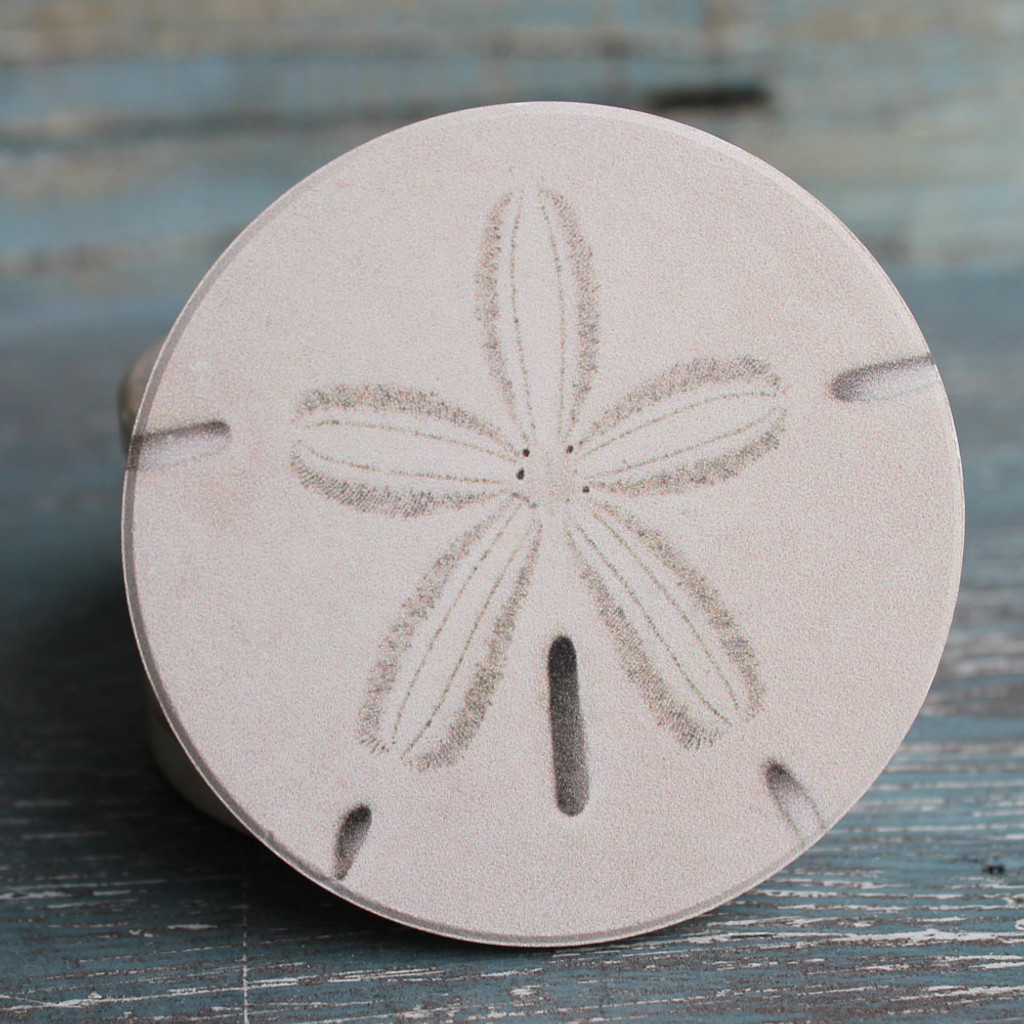 sand dollar car coaster beach cottage cup holder coasters