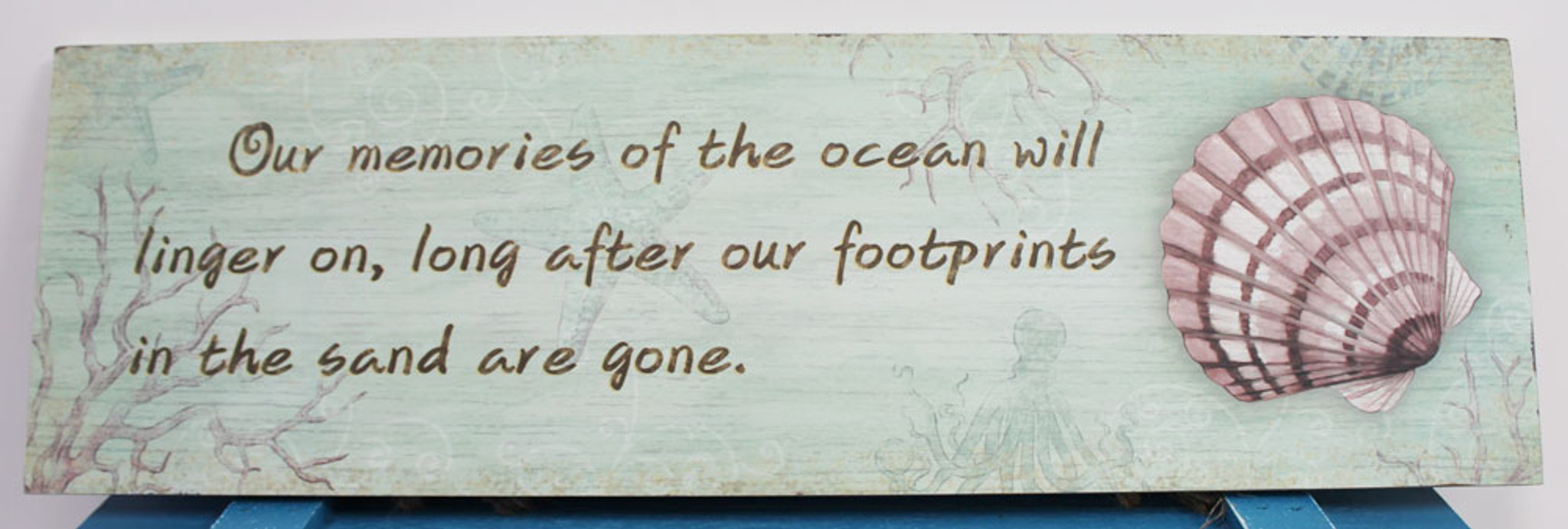 Inspirational Sayings - Footprints int he Sand Wood Signs - California ...