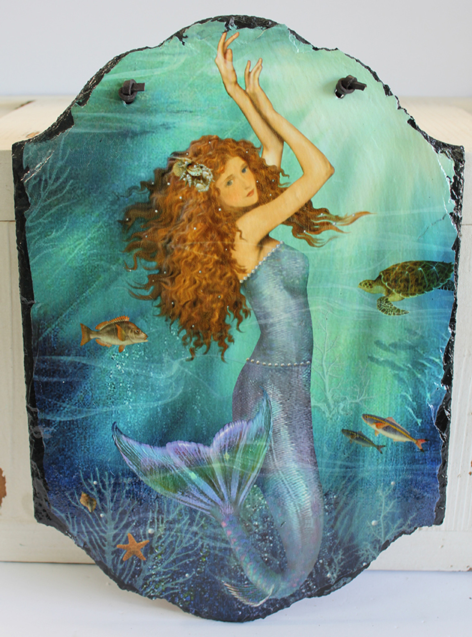 Page 5 « san diego county fair floral design competition Magic Mermaid Decorative Slate - Nautical Wall Decor - California