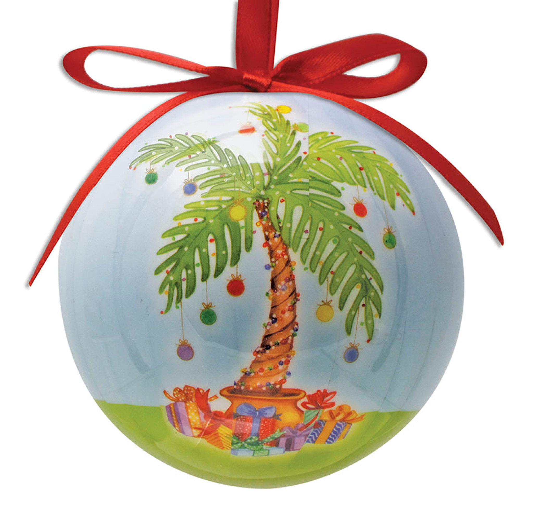 Palm Tree Gifts Ball Ornament Palm Tree Gifts Ball Ornament