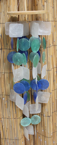 Capiz Circle and Square Chimes