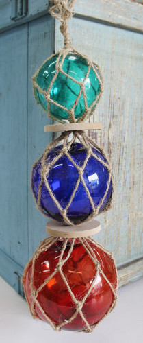 Triple Glass Nautical Float