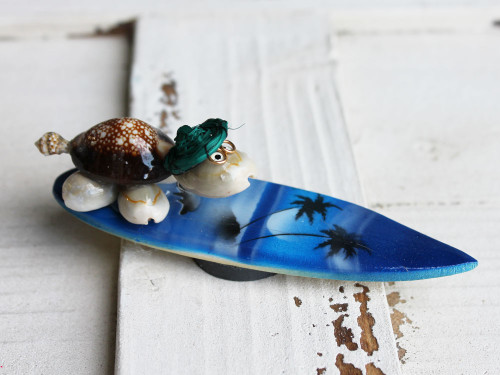 Large Surfin' Turtle Magnet